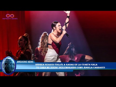 Andrea Guasch vuelve a ganar en la cuarta gala  'Tu cara me suena' deslumbrando como Ángela Carrasco
