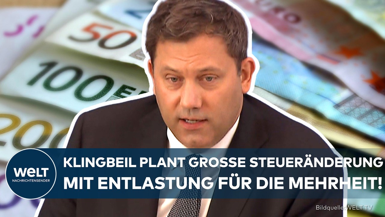 DEUTSCHLAND: Klingbeil kündigt Steuerreform an! Mehrheit soll entlastet, Reiche belastet werden!