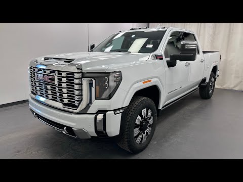 2026 GMC Sierra 3500HD 4WD Crew Cab Standard Box Denali in White for sale at Davis GMC Buick Lethbridge in Lethbridge, AB