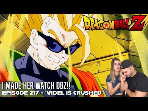 VIDEL GETS CRUSHED BY SPOPOVICH! GOHAN GETS ANGRY & BECOMES A SSJ! Girlfriend's Reaction DBZ Ep. 217