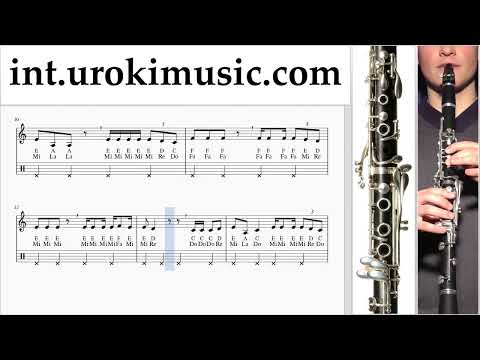 Clarinet lessons CNCO, Prince Royce - Llegaste Tú Sheet Music Tutorial um-a-n352