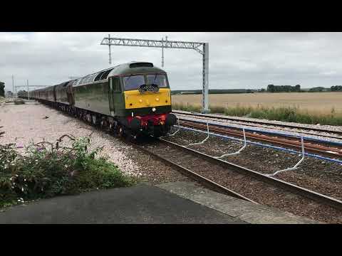 47815 + 47848 1Z24 Scarborough Spa Express passing Ulleskelf