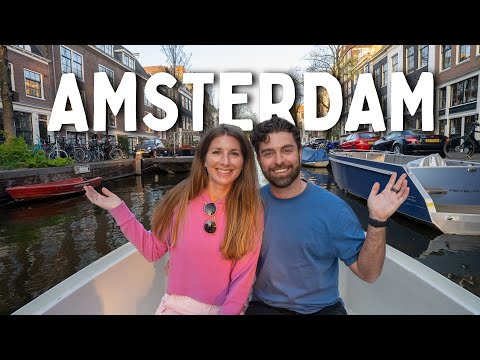 FIRST TIME in AMSTERDAM, NETHERLANDS...it was more chaotic than we expected