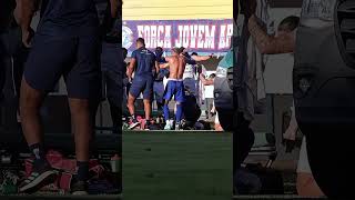 Momento de preocupação no jogo Araguaína x independencia do Acre jogador Ronaldo sofreu desmaio