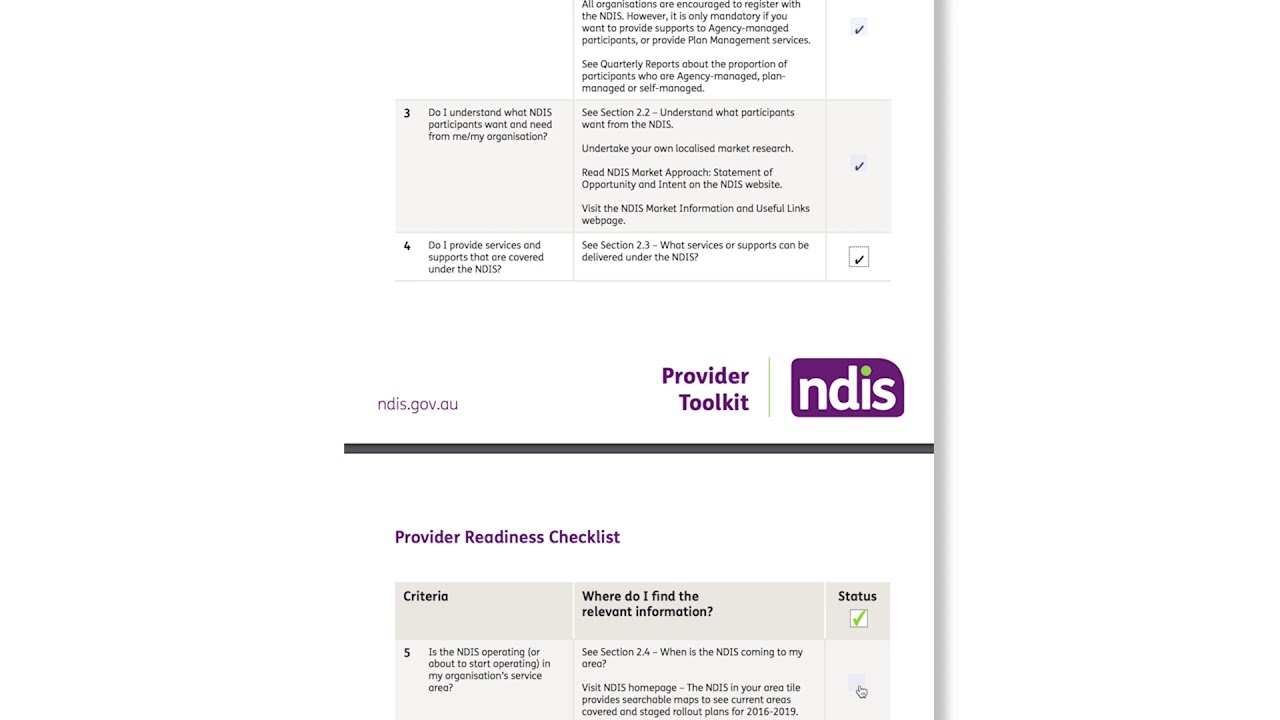 Am I ready to provide NDIS services