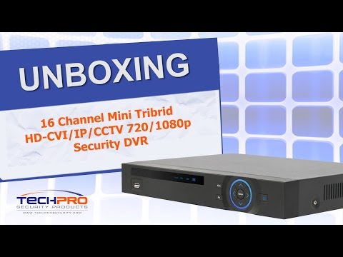 Unboxing - 16 Channel Mini Tribrid HD-CVI/IP/CCTV 720/1080p  Security DVR