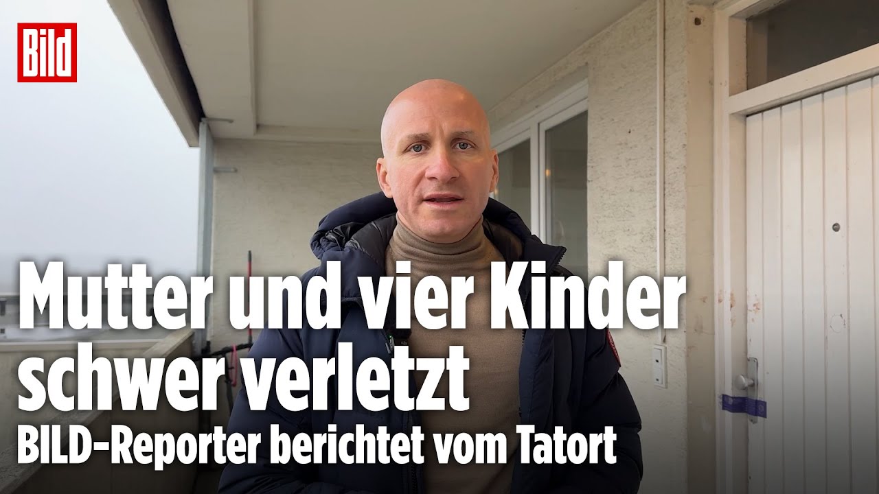 BRUTALE ATTACKE IN BERGKAMEN: Mutter und vier Kinder niedergestochen