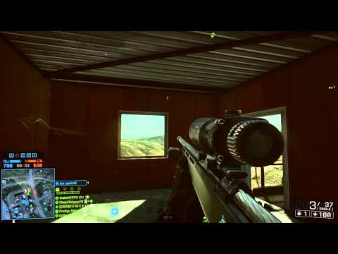 BATTLEFIELD 4 - DICE 100m RANGE SNIPER UPDATE FAIL! WORST SNIPER NA