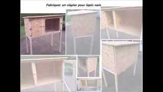 preview picture of video 'Fabriquer un clapier (en bois) pour lapin nain'