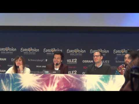 ESCKAZ in Stockholm: Press conference with Amir (France)