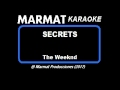 The Weeknd - Secrets - Marmat Karaoke