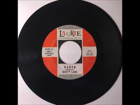 Rusty Lane & The Mystics - Karen ~ RARE teen doo wop teenage