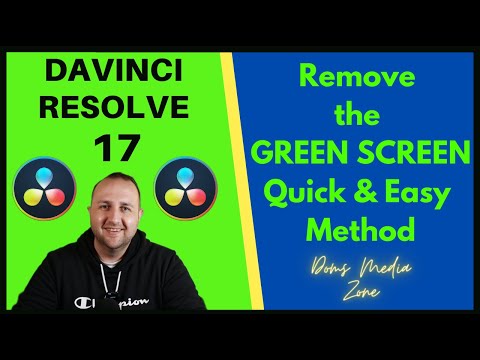 DaVinci Resolve 17 | How to remove a GREEN SCREEN | Quick & Easy Method |