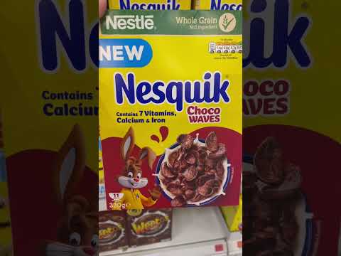 Nesquick choco waves#cereal #chocolate #fypシ #breakfast #youtube #shortvideo #youtubeshorts #share