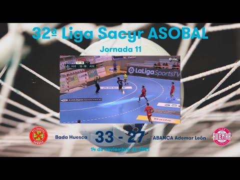 32ª Liga Sacyr ASOBAL J11: Bada Huesca - ABANCA Ademar León 33-27