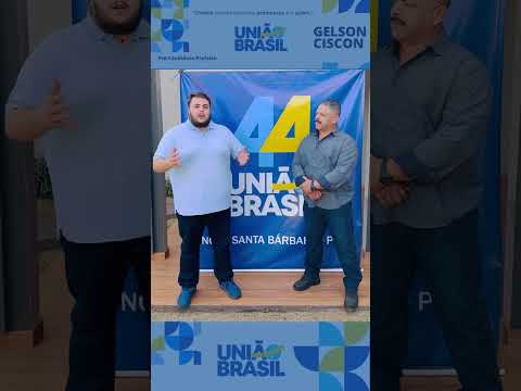 Gelson Siscon, a prefeito, em Nova Santa Bárbara (PR)