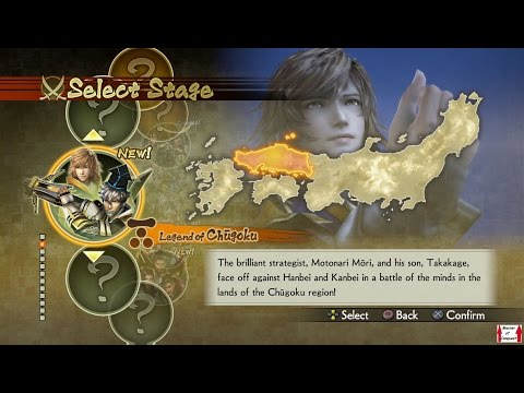 Samurai Warriors 4 Campagin Walkthrough (PS4) Legend of Chugoku Part 1 - Conflict at Itsukushima
