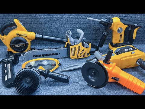 19 minutes to open the electric drill and saw. The yellow appearance is very eye-catching