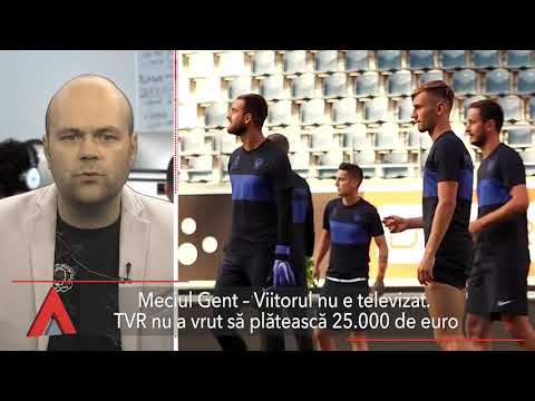 Stiri Mediafax 25 Iulie - Meciul Gent – Viitorul nu e televizat. TVR nu a vrut să plătească
