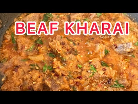 Beef kharie recipe/how to make beef kharie/restaurant style kharie