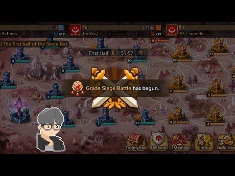 G3 Siege EU with runes - Hidden Actions vs NeXus vs Af: Legends #summonerswar