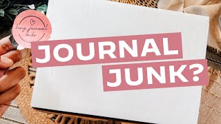 I Tried a New Stationery Subscription Box · Journal Junk Box Unboxing