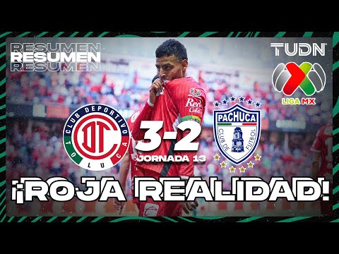 Highlights and goals | Toluca 3-2 Pachuca | Liga MX - Matchday 13 CL25 | TUDN