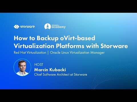 How to Backup oVirt, Red Hat Virtualization, Oracle Linux VM with Storware | Storware Academy