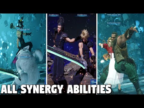 Final Fantasy 7 Rebirth - ALL Synergy Abilities