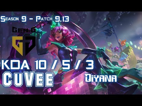 Gen CuVee QIYANA vs RENEKTON Top - Patch 9.13 KR Ranked