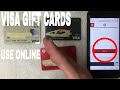 ✅  How To Use Visa Gift Cards Online 🔴