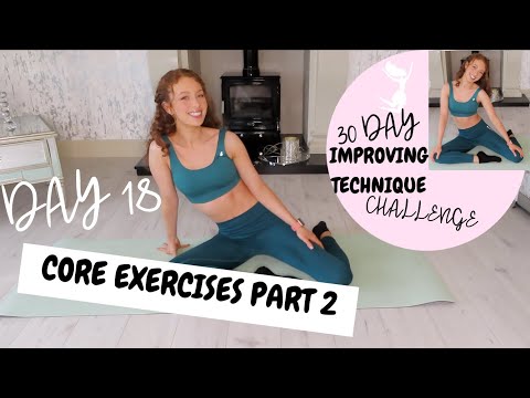 DAY 18 |IMPROVING TECHNIQUE CHALLENGE| CORE EXERCISES PART 2