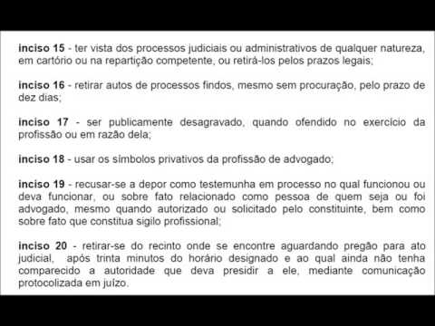 Cpitulo II   Dos direitos do advogado