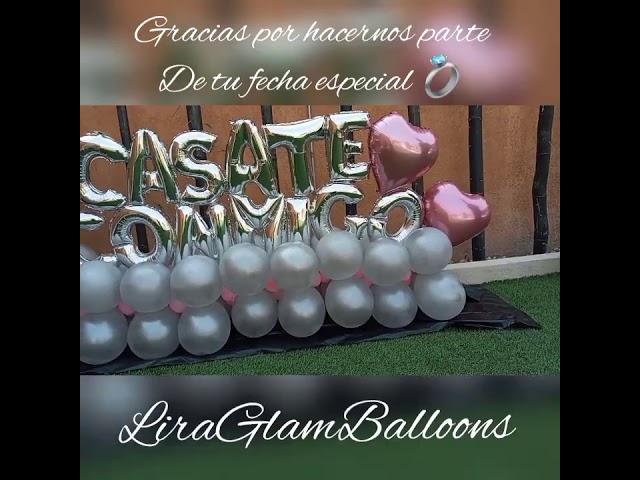 Vídeo relacionado con Juego de Globos y Cartas "¿Quieres ser mi Novia?", Corazón, Pétalos de Rosa, Decoraciones para la Propuesta de Matrimonio para el Día de San Valentín, Confesión (Rojo)