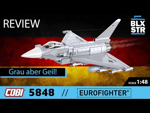 COBI 5848 EUROFIGHTER 💥 AIR FORCE VERSION 💥 1:48 ▶️ UNBOXING & REVIEW