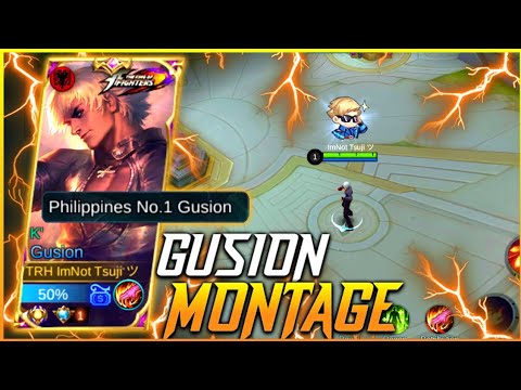 8 minutes of Satisfying Fast & Wise Dash Kill Combo | Gusion Montage - Mlbb ✓