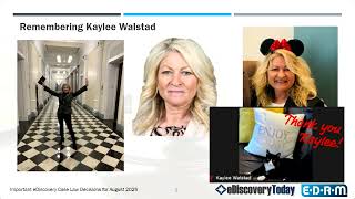 Important eDiscovery Case Law Decisions for August 2025