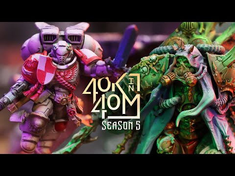 NEW Space Marines vs Death Guard. Stormlance Task Force Warhammer 40k in 40m