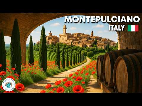 Montepulciano, Italy 🇮🇹 | Tuscany’s Wine Jewel & One of Its Most Beautiful Town | 4K Walking Tour