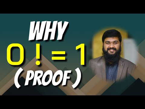 Why 0!=1 I Zero Factorial I Syed Asad Ali I The Math Cafeteria