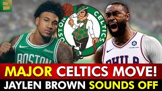 🚨Celtics Make MAJOR Roster Move + Jaylen Brown 76ers Press Conference REACTION