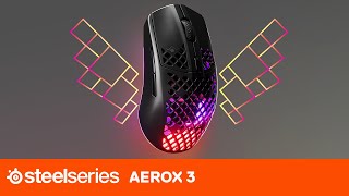 Video 0 of Product SteelSeries Aerox 3 Wireless Gaming Mouse