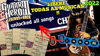 GUITAR HERO 3 - CODIGO PARA DESBLOQUEAR TODAS AS MÚSICAS ( QUICKPLAY )