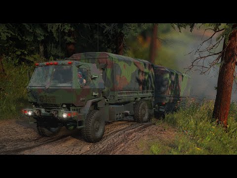 Military SnowRunner Ep. 7: Wisconsin - Supply Chain And Building Bridge