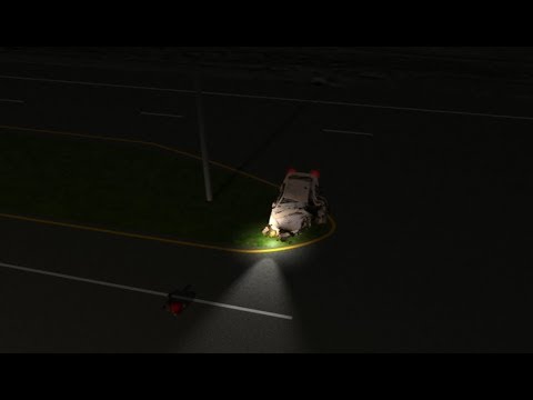 Virtual CRASH | Pole Impact Animation and Driver Ejection