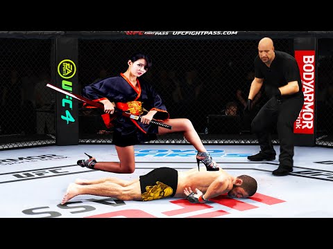 UFC4 Khabib Nurmagomedov vs Girl Yakuza EA Sports UFC 4