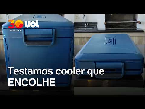 Isso vai mudar seu churrasco: Testamos o cooler dobrável da Coleman