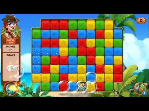 Lost Island Blast Adventure Level 104 - No Boosters