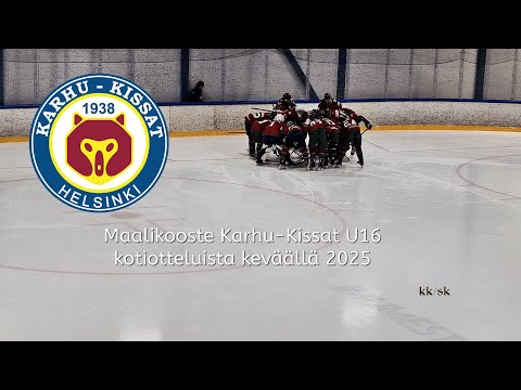 Karhu-Kissat U16 maalikooste Kevät 2025
