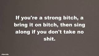 Avril Lavigne-Dumb Blonde LYRICS (Solo Version)